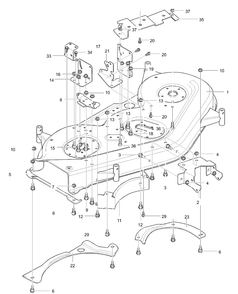 Part Location Diagram of 95176 Murray BRACKET-CHUTE SUPPORT